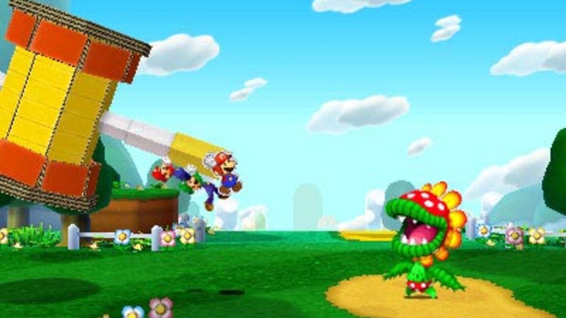 Screenshot for Mario & Luigi: Paper Jam