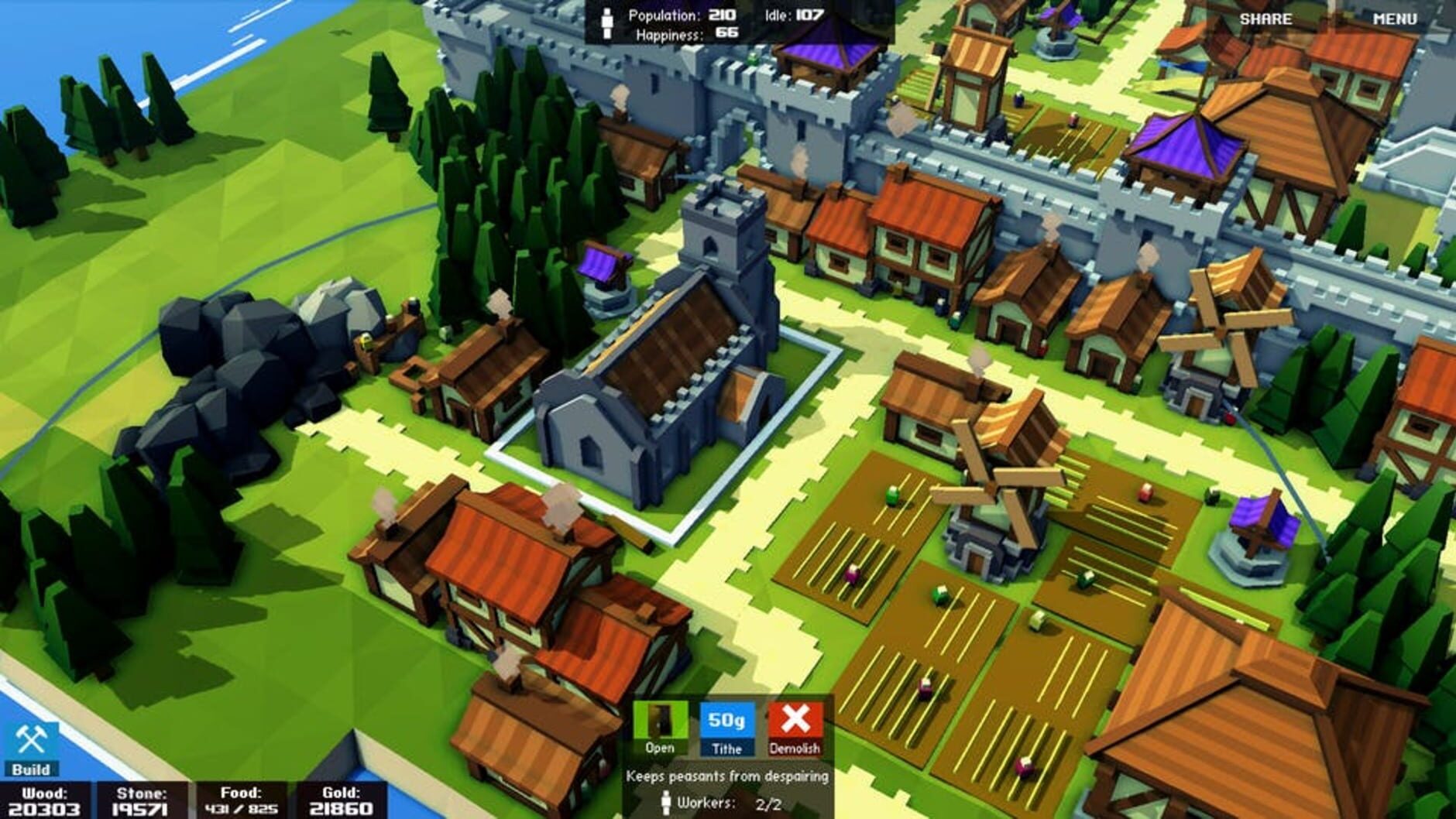 Screenshot for Kingdoms and Castles