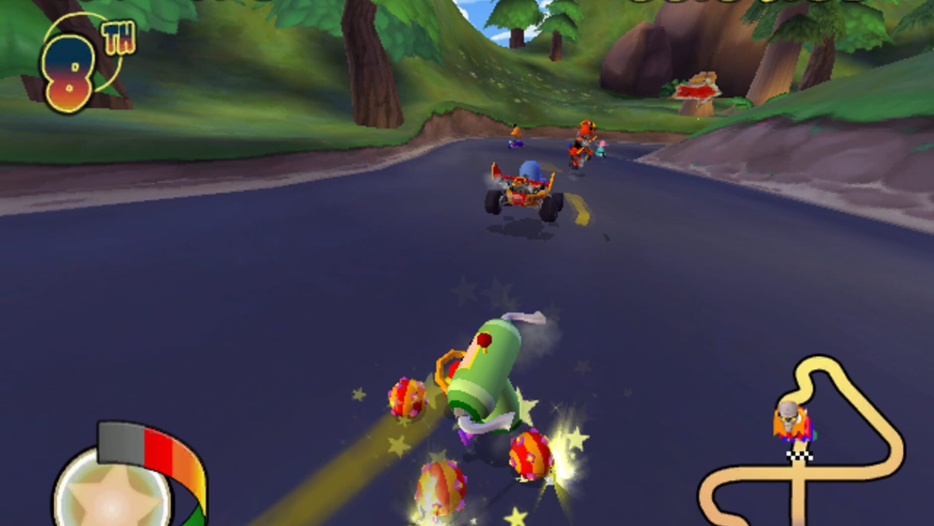 Screenshot for Pac-Man World Rally