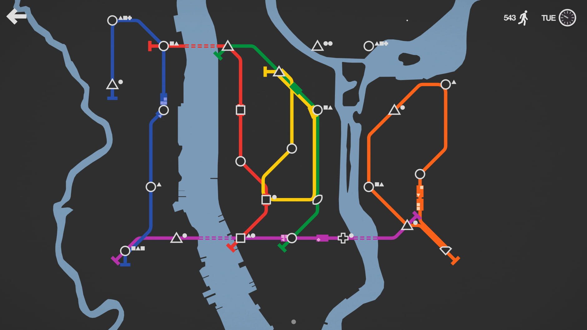 Screenshot for Mini Metro