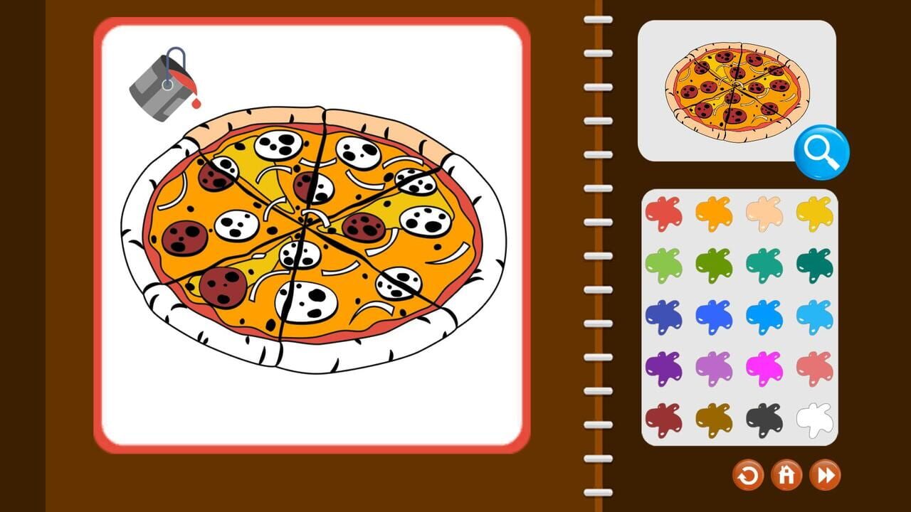 My Coloring Book: Food and Beverage Image