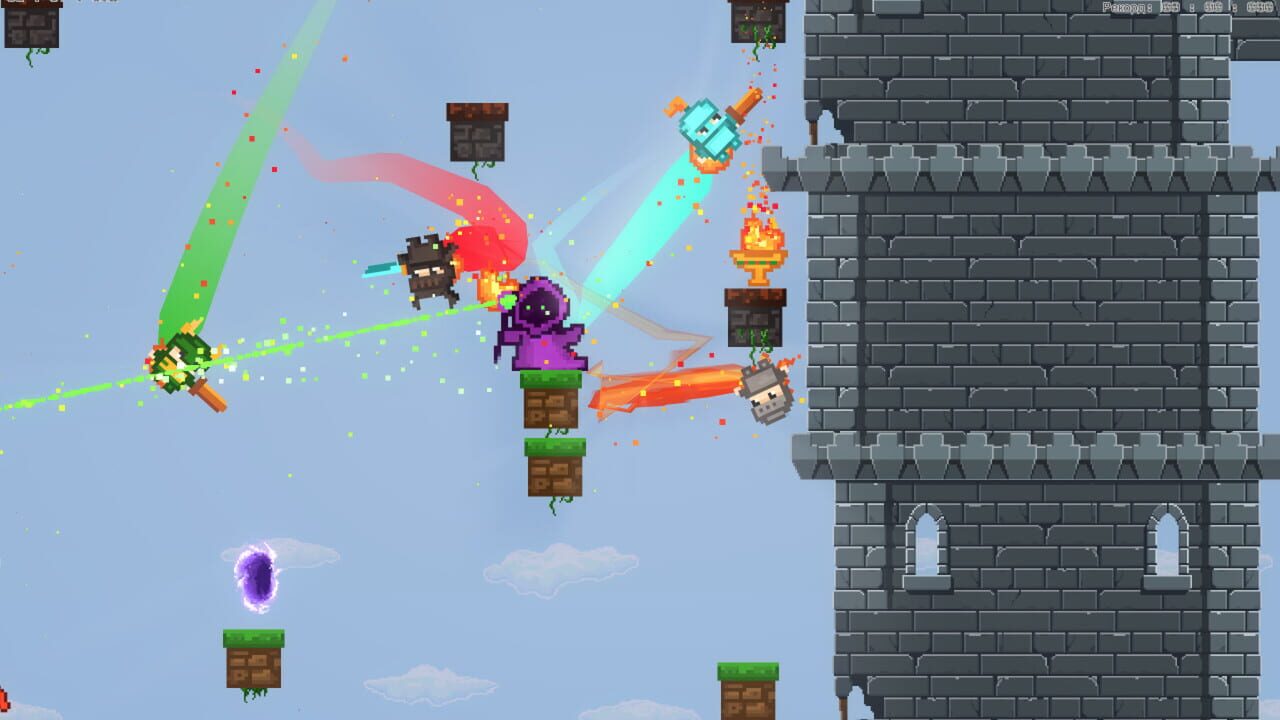 Flaming Pixels Image