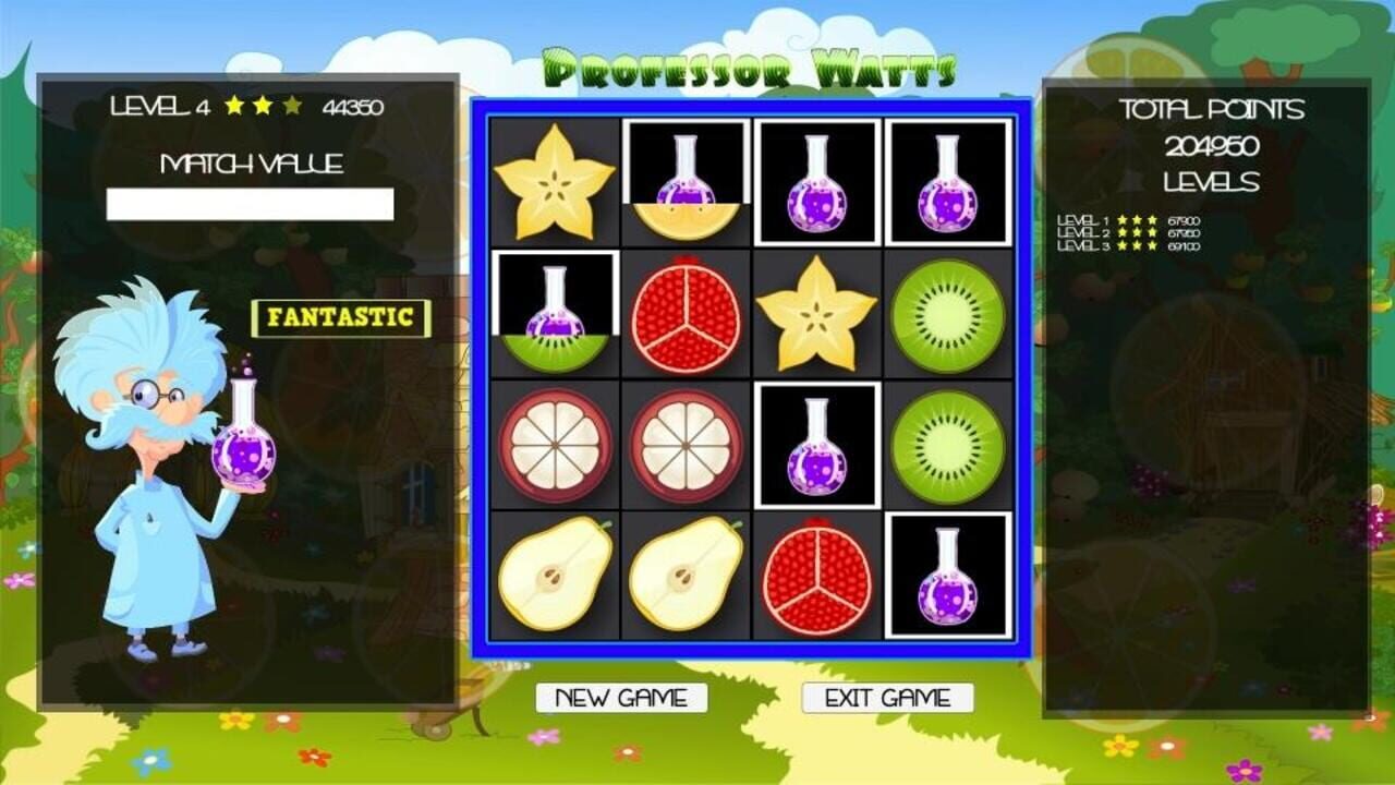 Professor Watts Memory Match: Fresh Fruit — Screenshot 3