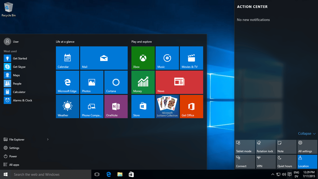 Image of Windows 10