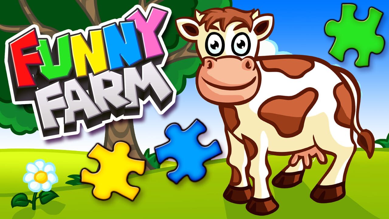 Funny Farm Animal Jigsaw Puzzle Game for Kids and Toddlers Image