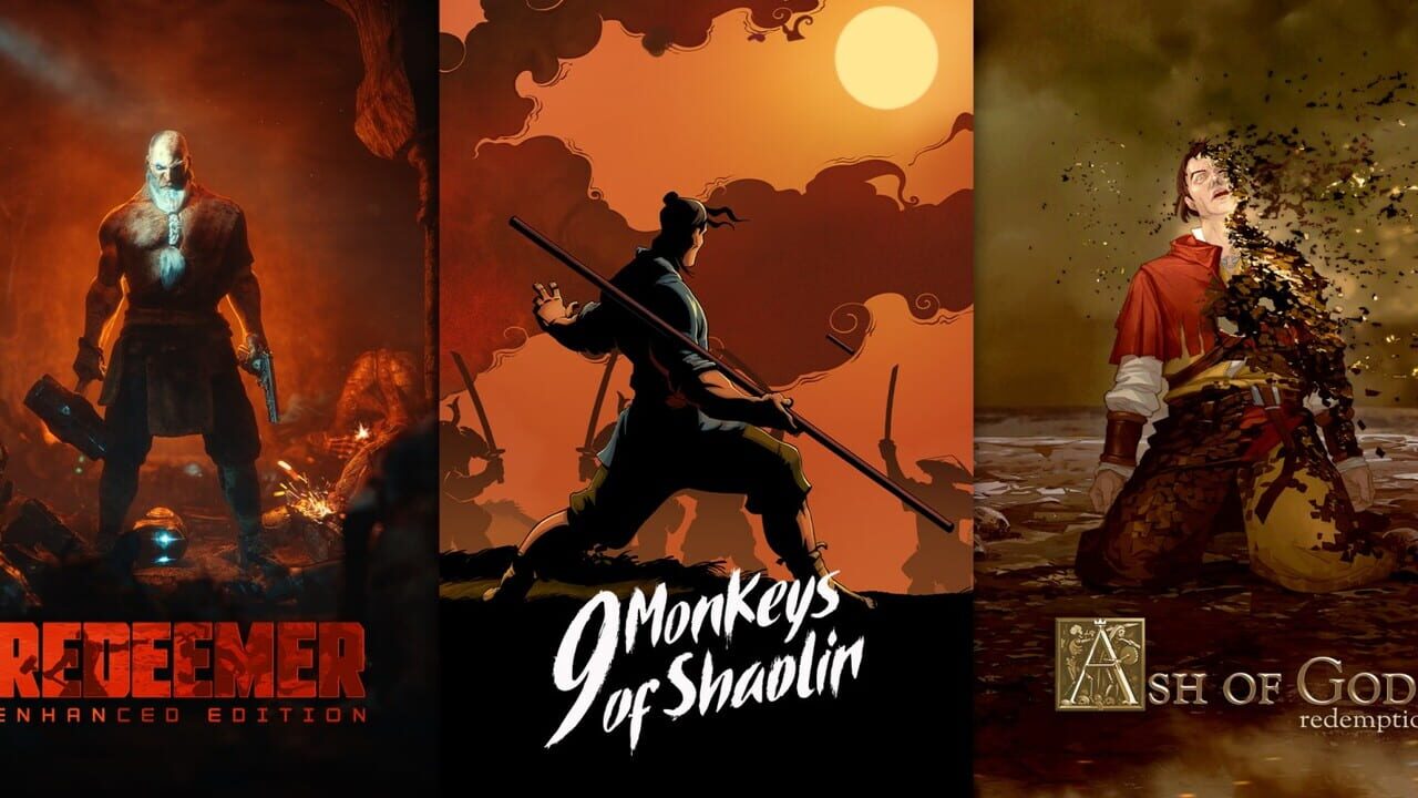 9 Monkeys of Shaolin + Ash of Gods + Redeemer: Bundle Image
