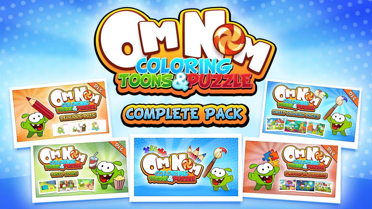 Om Nom: Coloring, Toons & Puzzle - Complete Pack Image