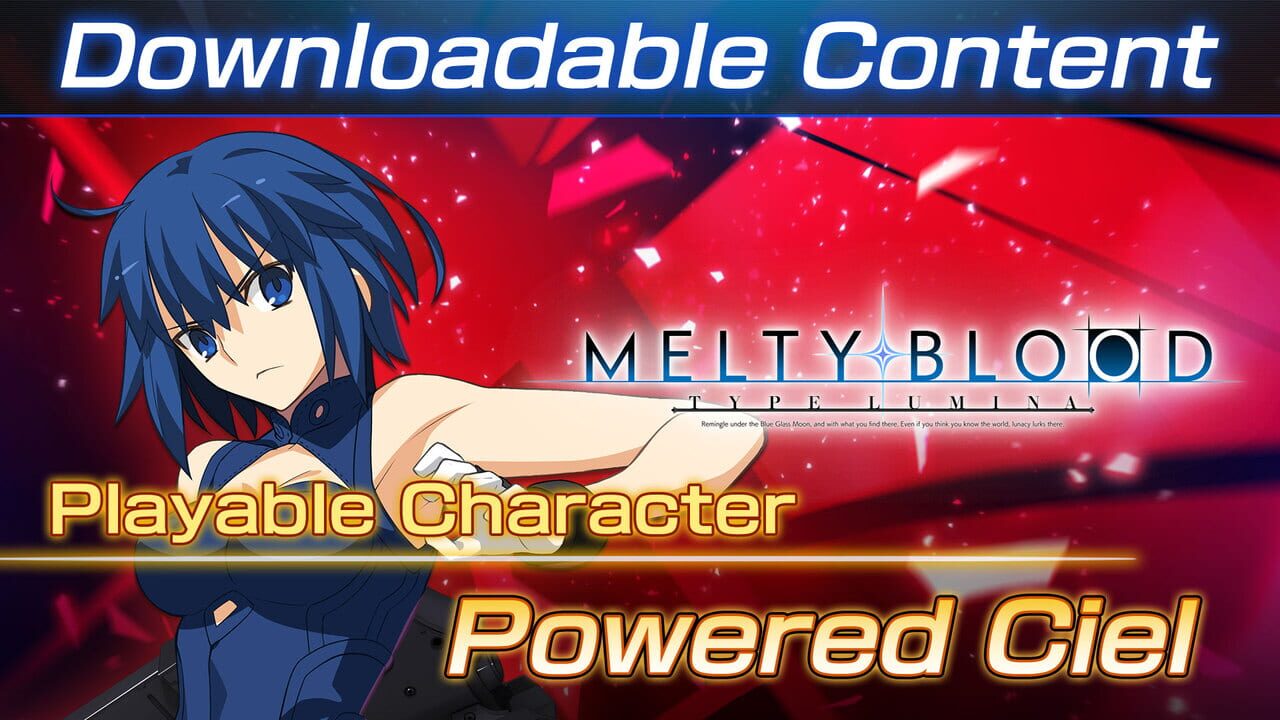 Melty Blood: Type Lumina - Powered Ciel Playable Character Image