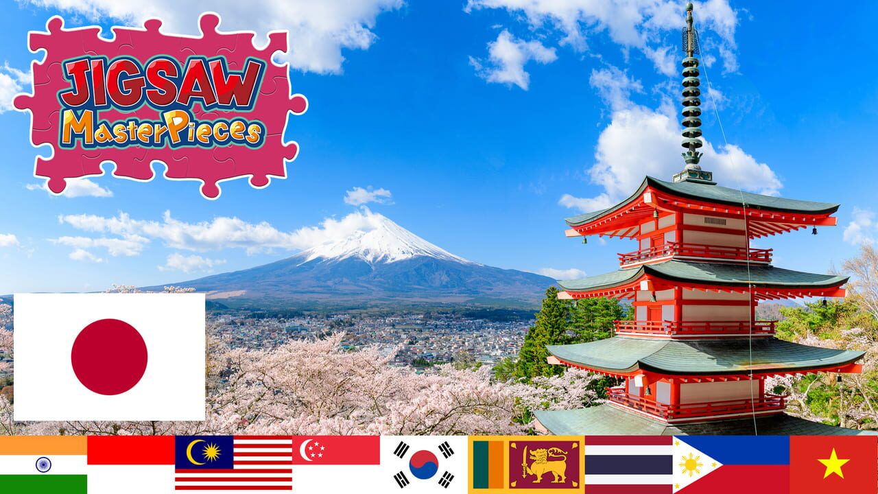 Jigsaw Masterpieces: Landscapes with Flags of the World - Asia vol.1 Image
