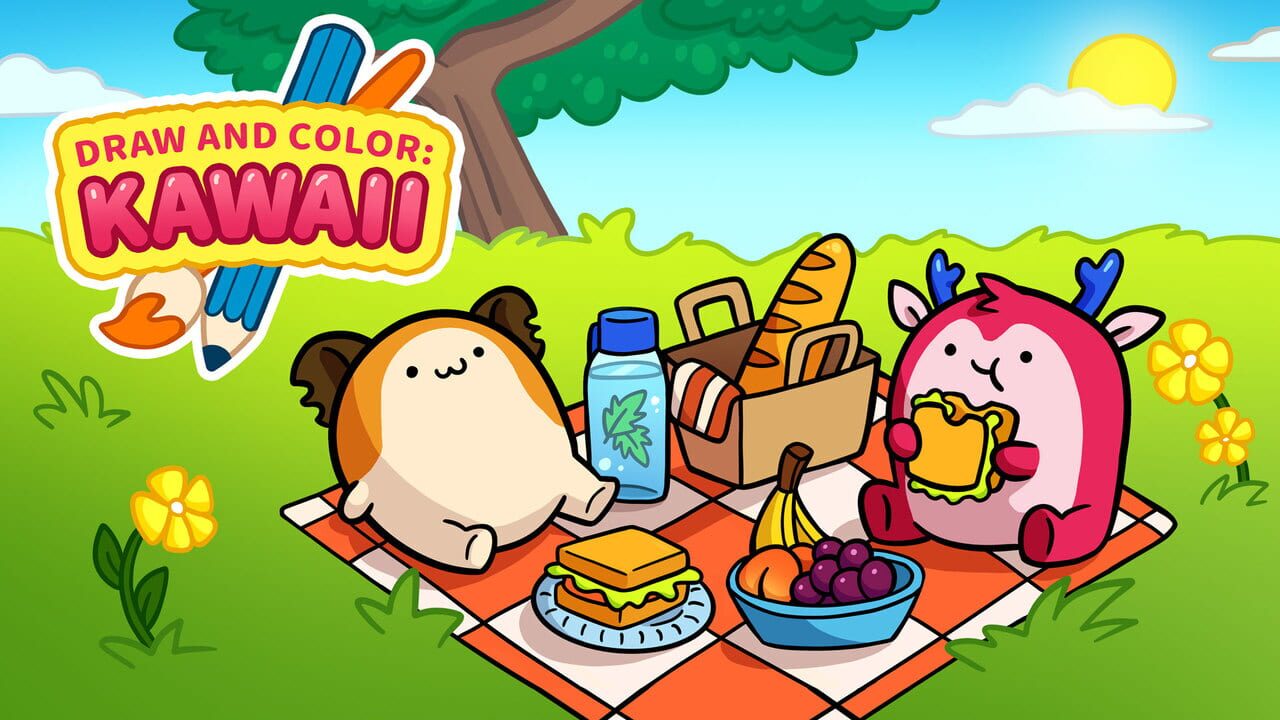 Draw and Color: Kawaii Image