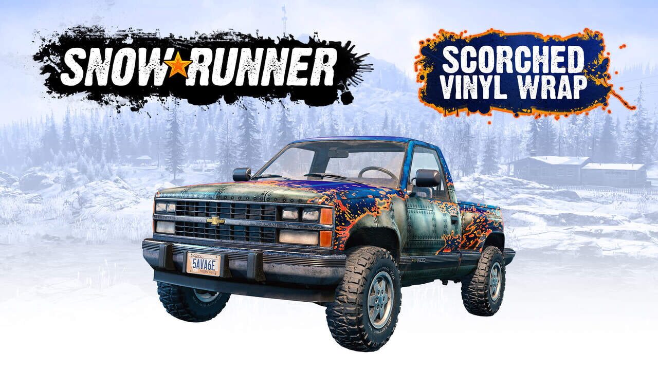 SnowRunner: Scorched Vinyl Wrap Image