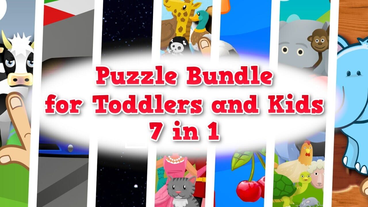 Puzzle Bundle for Toddlers and Kids: 7 in 1 Image