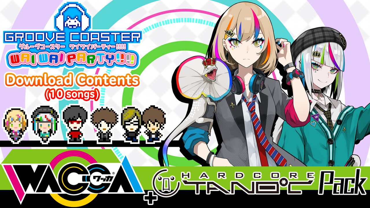 Groove Coaster: Wai Wai Party!!!! - Wacca + Hardcore Tano*c Pack Image