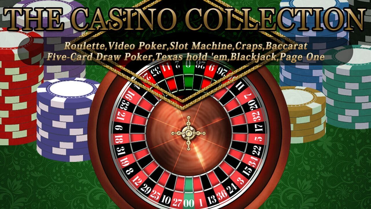 The Casino Collection: Ruleta, Vídeo Póker, Tragaperras, Craps, Baccarat, Five-Card Draw Poker, Texas hold 'em, Blackjack and Page One Image
