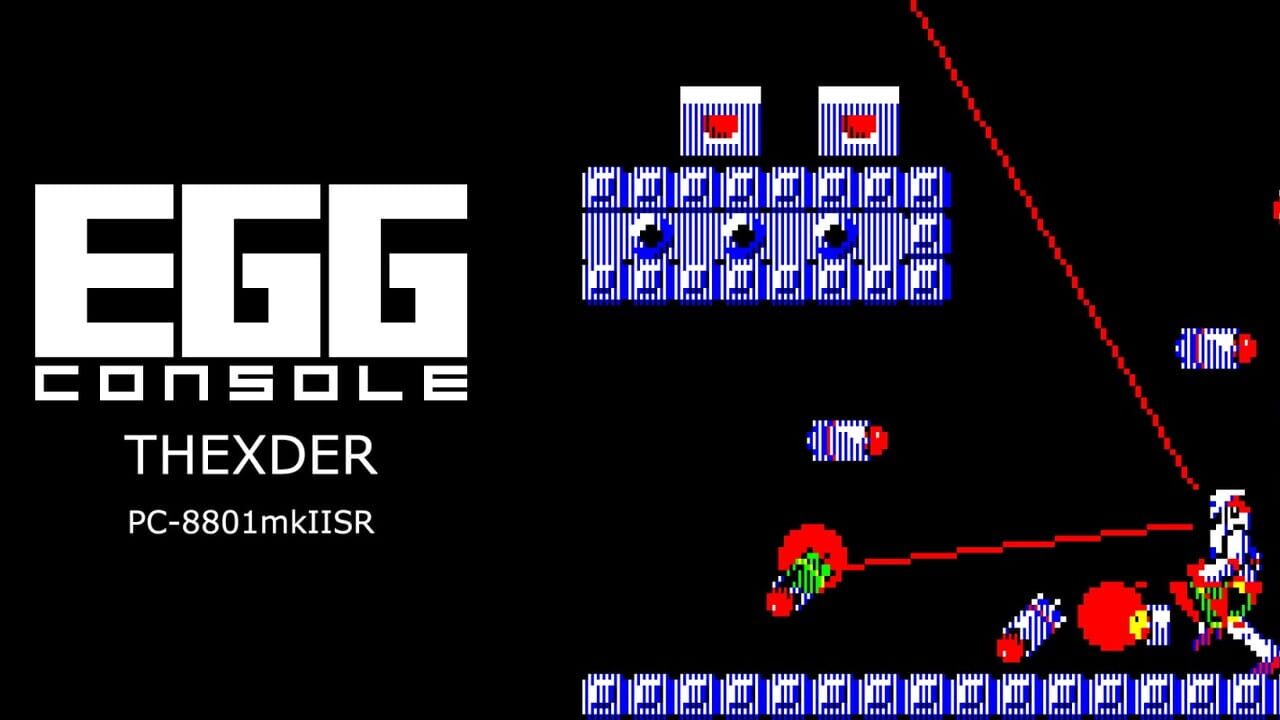 Eggconsole Thexder PC-8801mkIISR Image