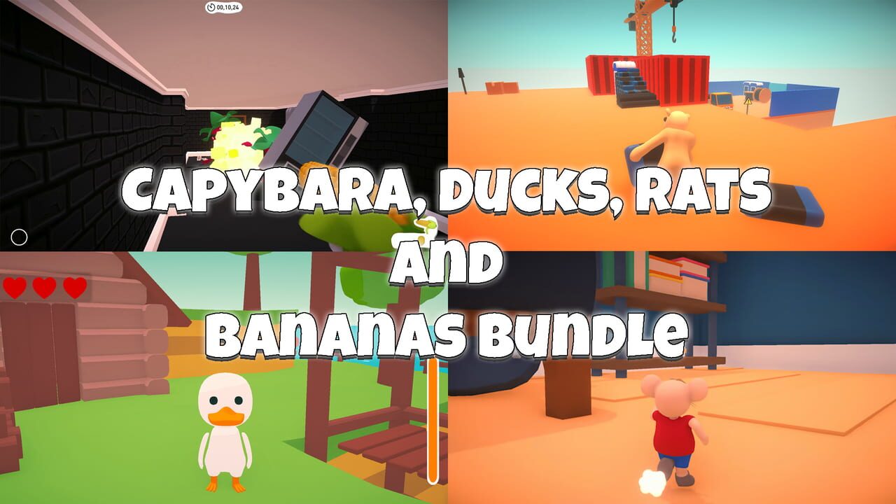 Capybara, Ducks, Rats and Bananas Bundle Image