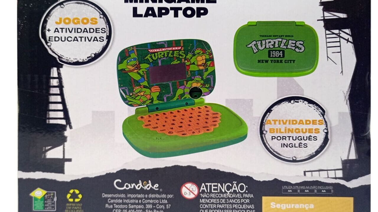 Teenage Mutant Ninja Turtles: Minigame Laptop Image