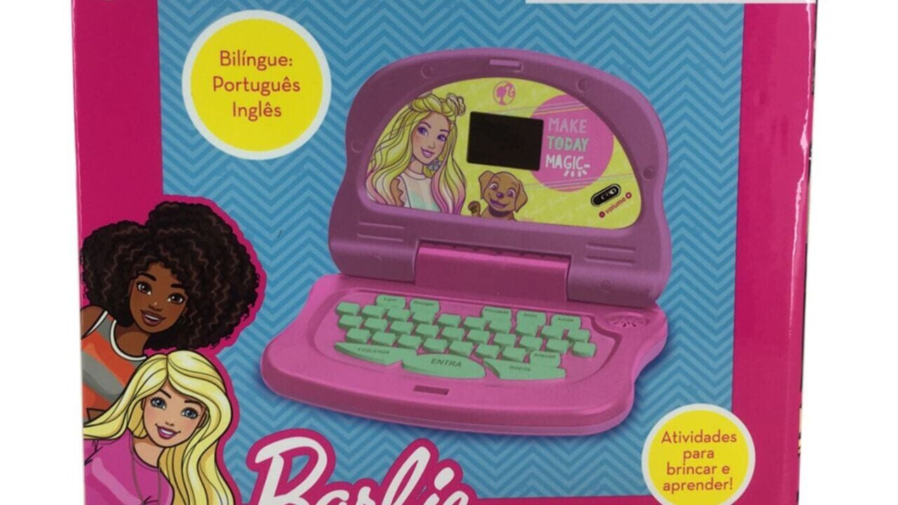 Barbie: Laptop Charm Tech Image