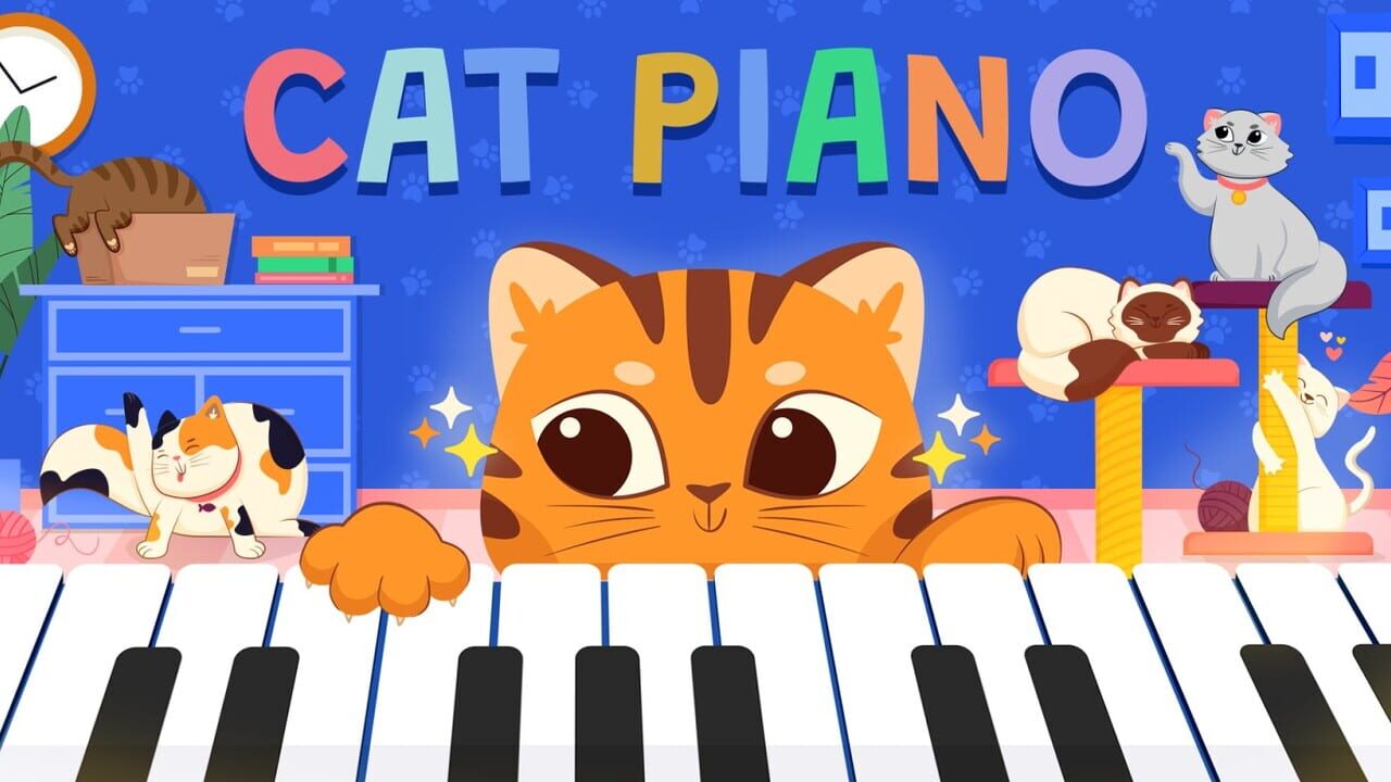 Cat Piano Image