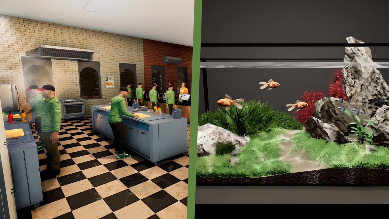 Aquarium in Cafe Image