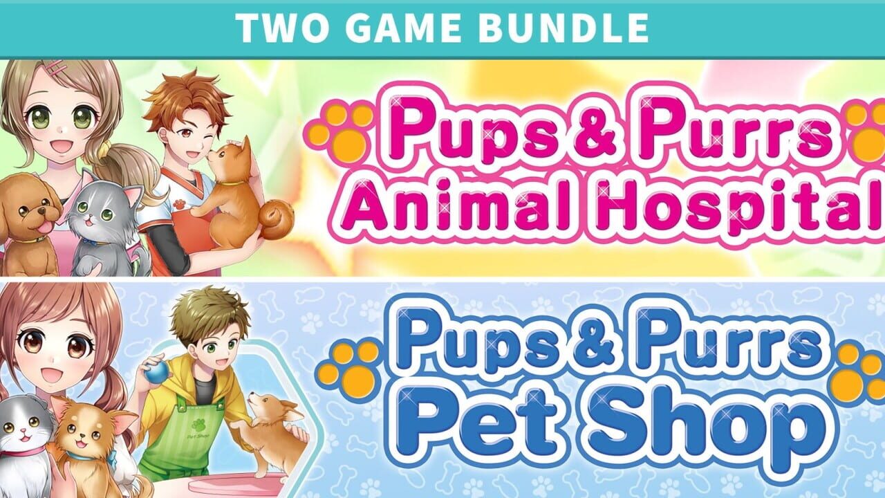 Pups & Purrs Animal Hospital and Pups & Purrs Pet Shop Bundle Image