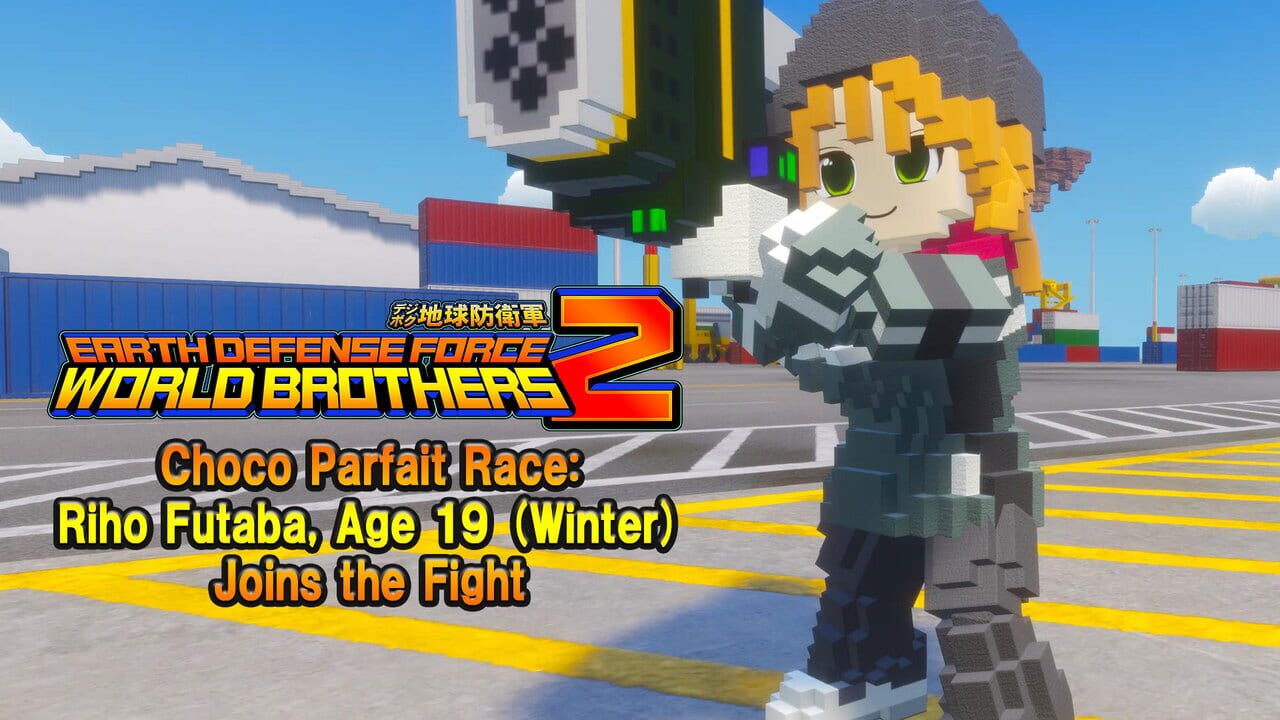 Earth Defense Force: World Brothers 2 - Choco Parfait Race: Riho Futaba, Age 19 (Winter) Joins the Fight Image