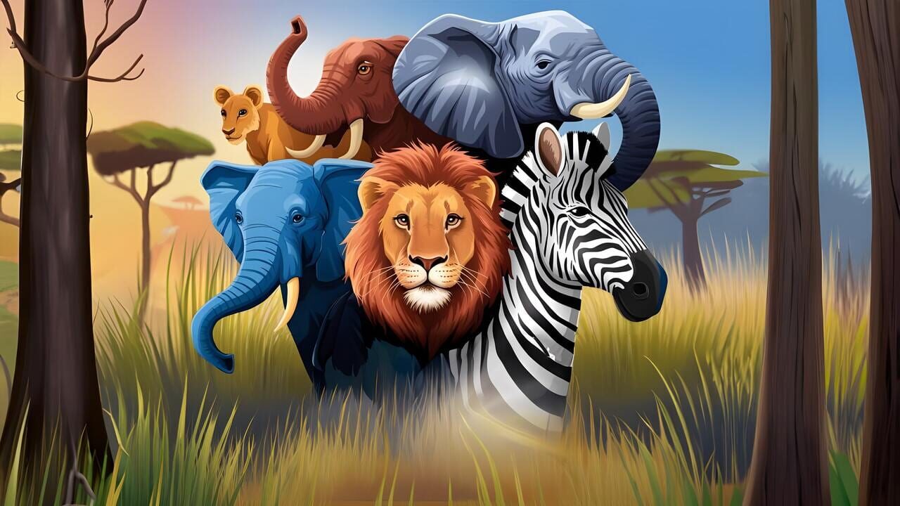 Safari Puzzle Match Image