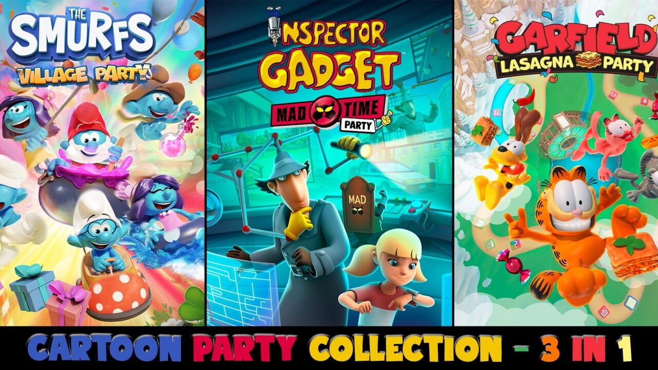 Cartoon Party Collection: 3 in 1 Image