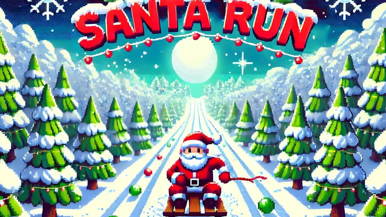 Retro Santa Run Image