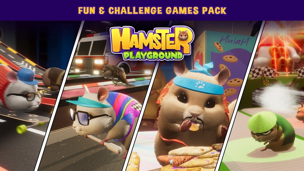 Hamster Playground: Fun & Challenge Games Pack Image