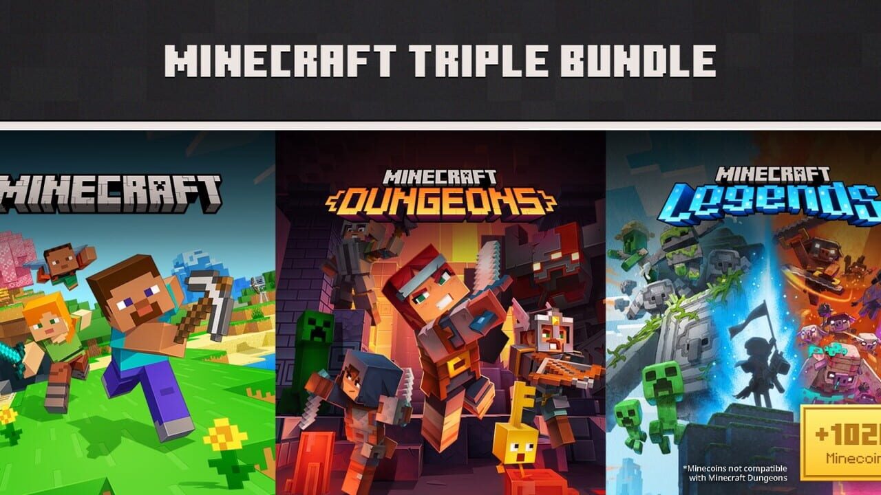 Minecraft Triple Bundle Image