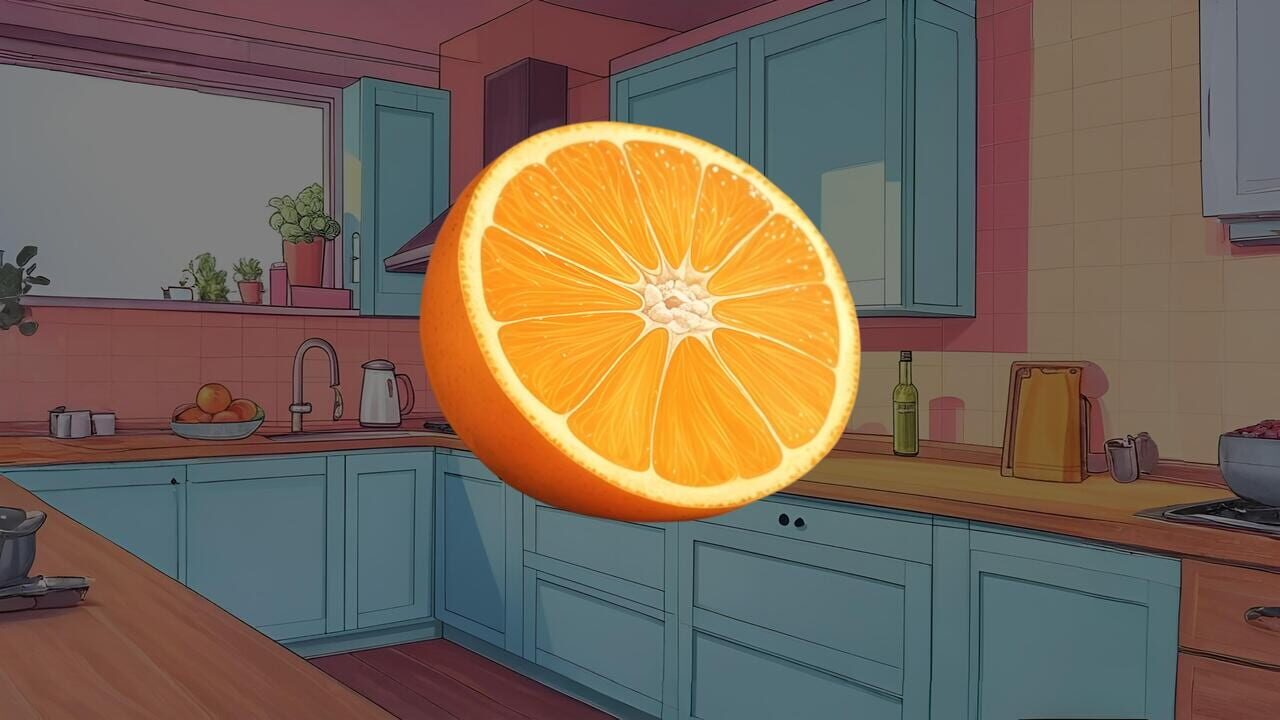 The Jumping Orange Image