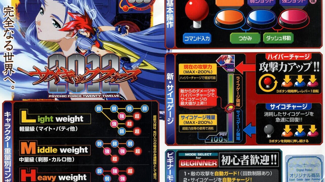 Psychic Force 2012 Image
