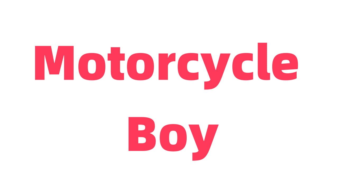 Motorcycle Boy Image