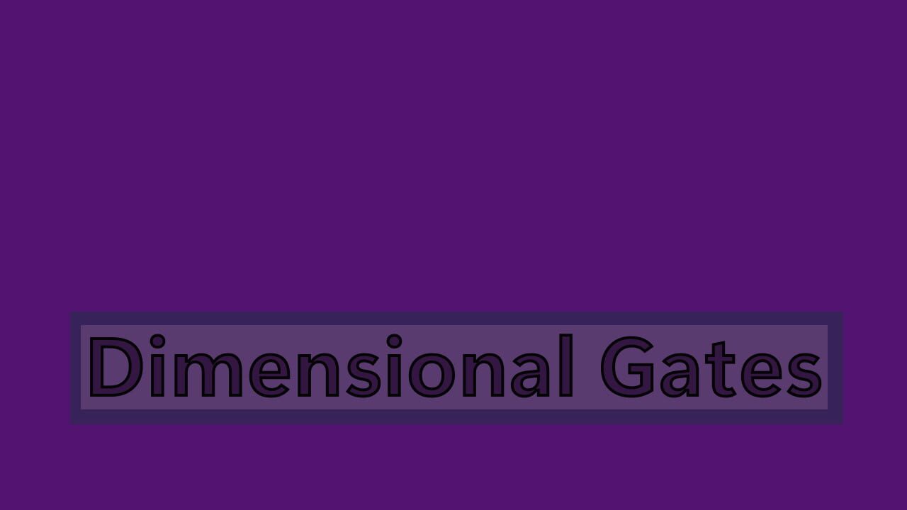 Dimensional Gates Image
