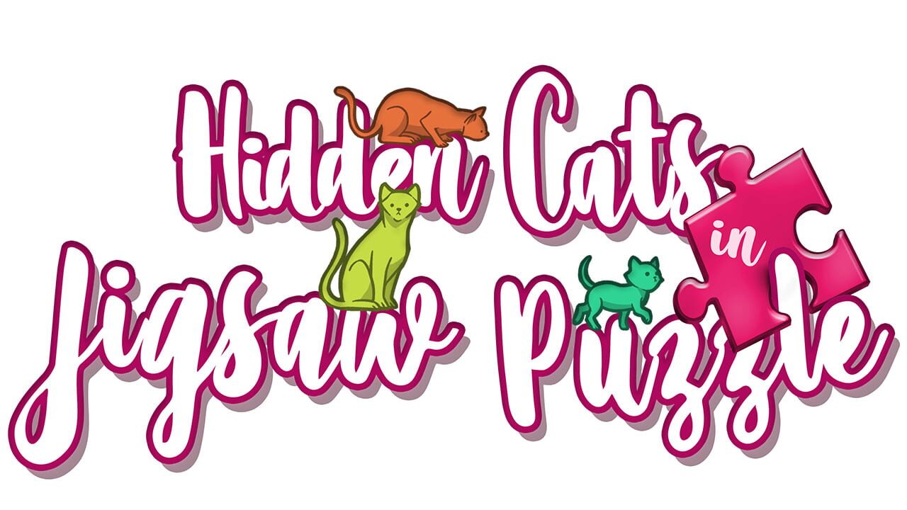 Hidden Cats in Jigsaw Puzzle Image