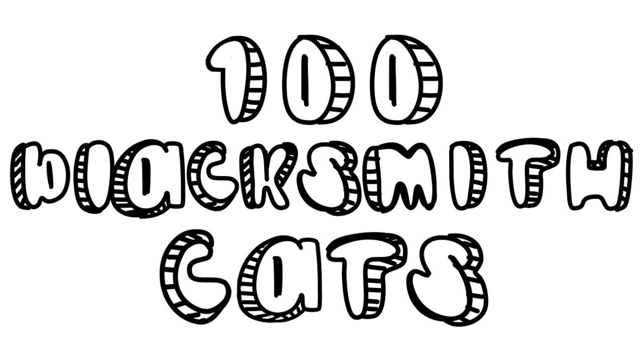 100 Blacksmith Cats Image