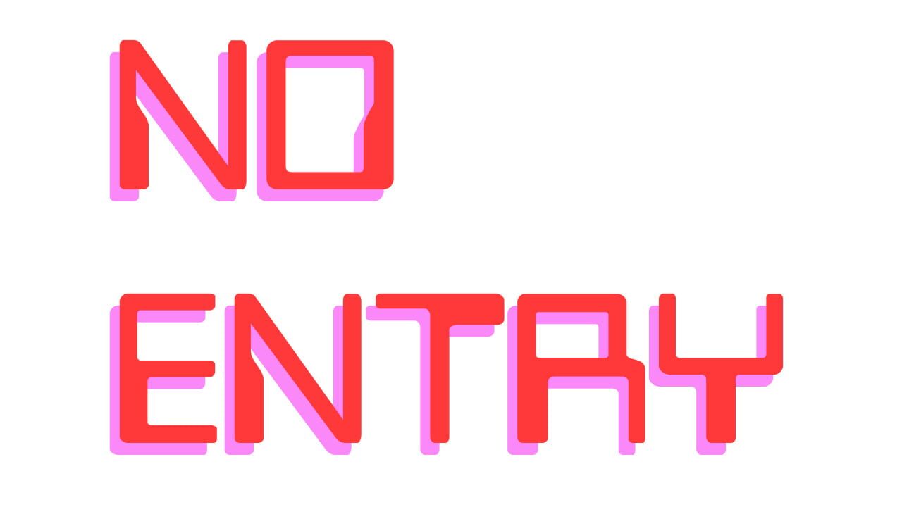 No Entry Image