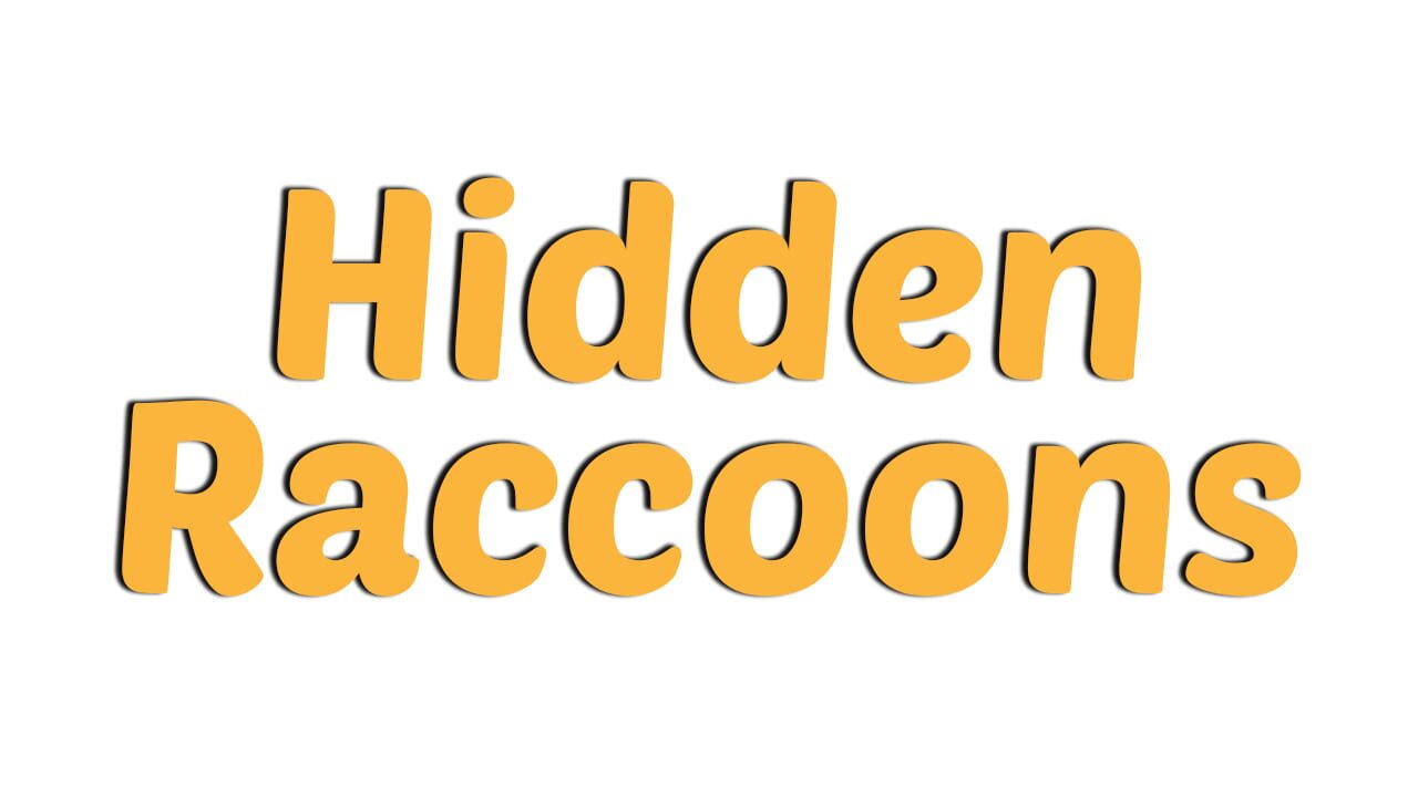 Hidden Raccoons key art