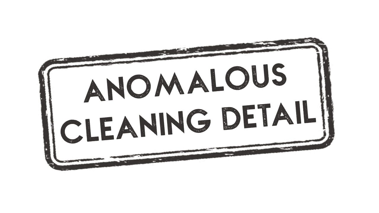 Anomalous Cleaning Detail Image