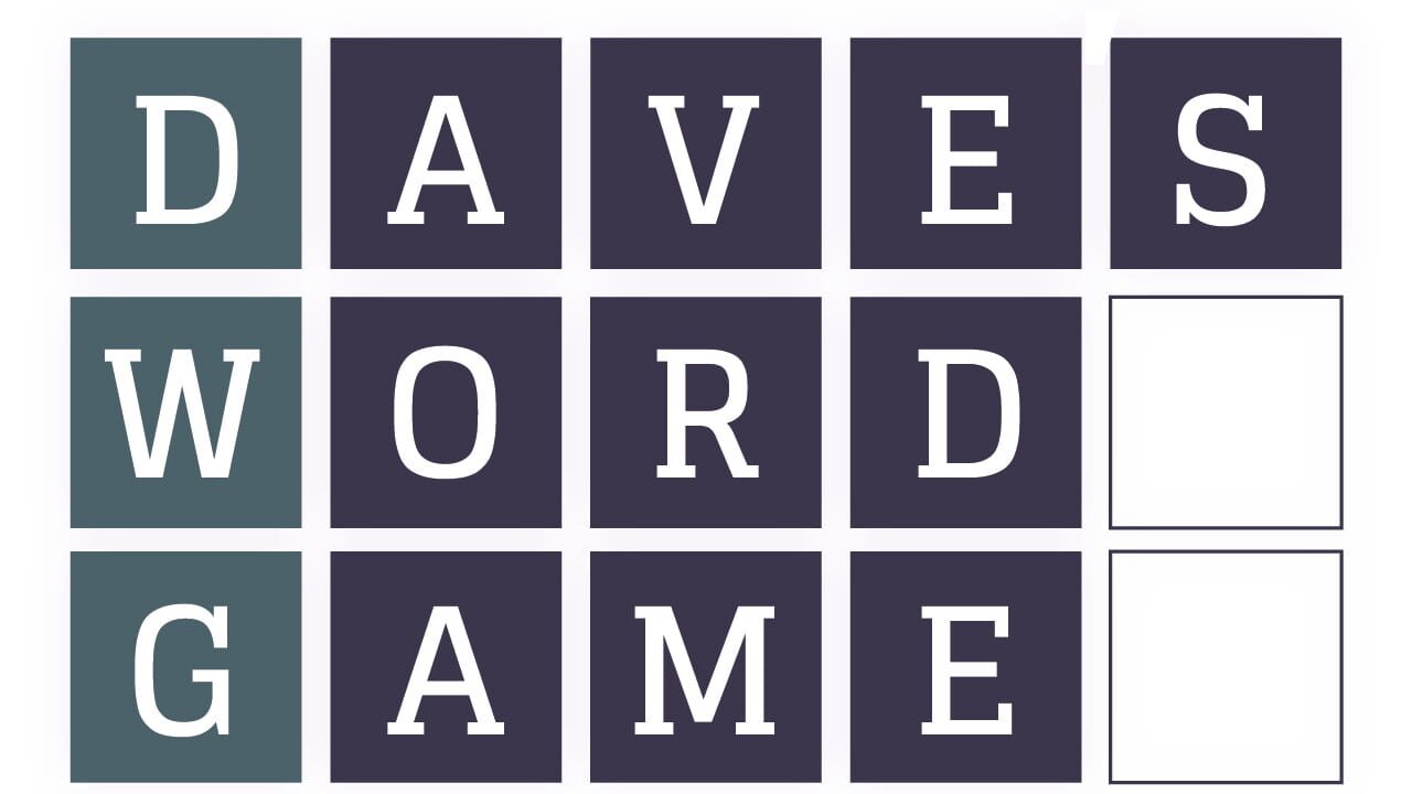 Dave's Word Game Image