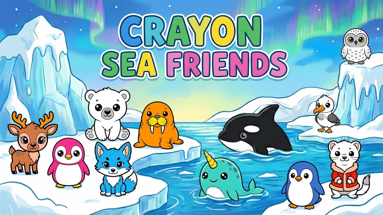 Crayon Sea Friends Image
