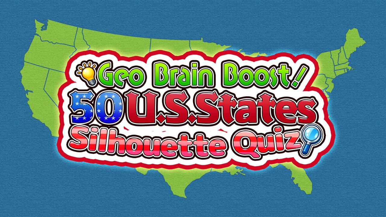 Geo Brain Boost! 50 U.S. States Silhouette Quiz Image