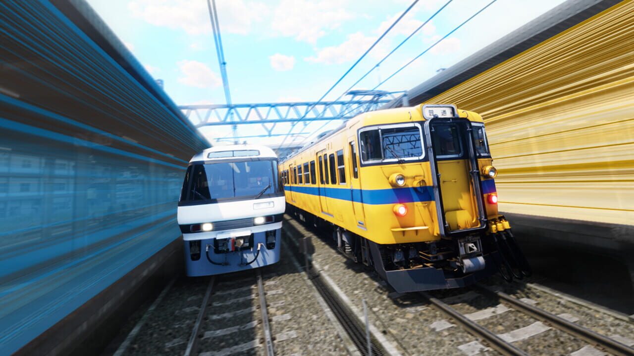 Running Train Image