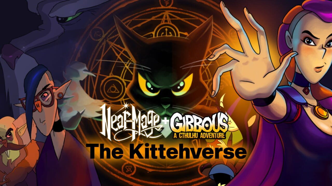 Near-Mage + Gibbous: The Kittehverse Image