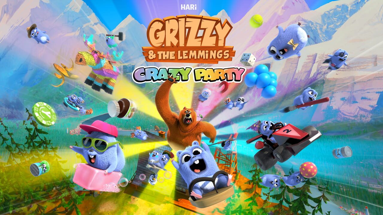 Grizzy & the Lemmings: Crazy Party cover art