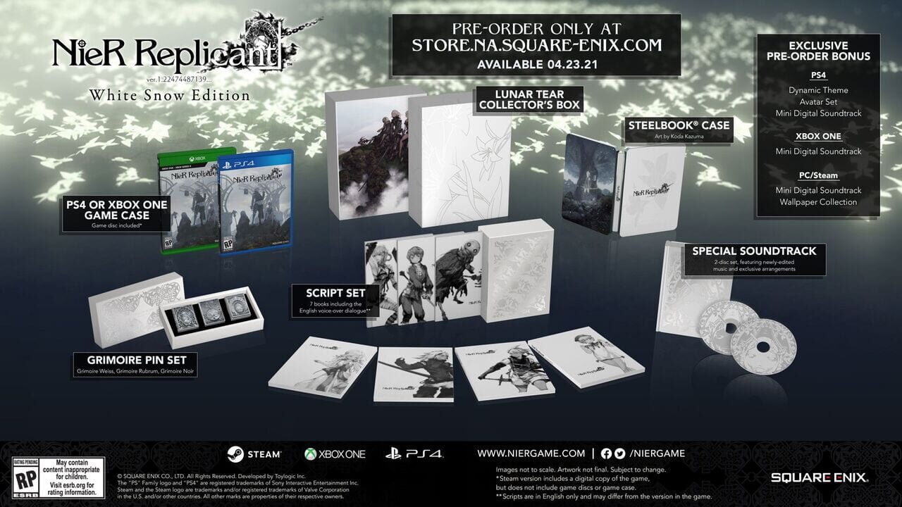 NieR Replicant Ver. 1.22474487139...: White Snow Edition Image