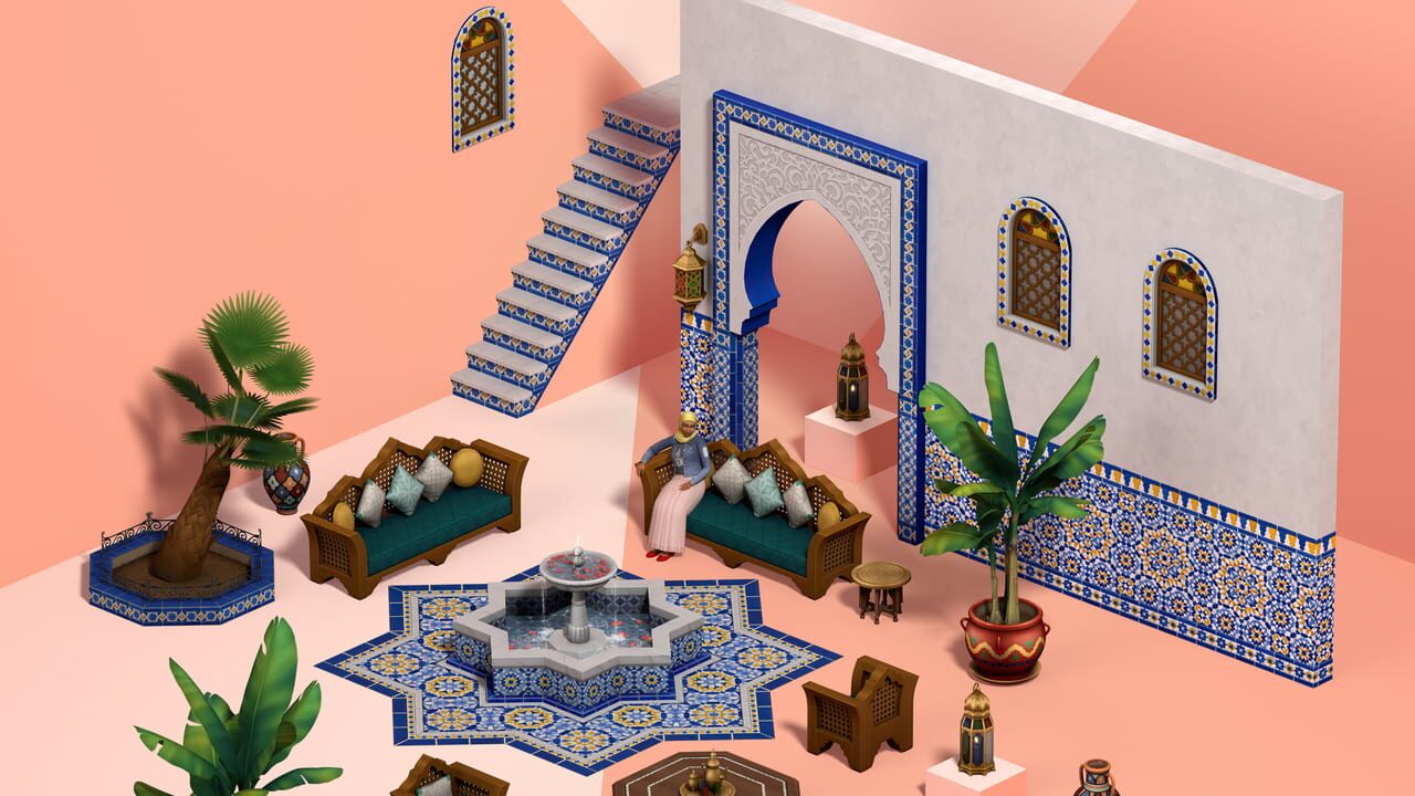 The Sims 4: Courtyard Oasis Kit Image