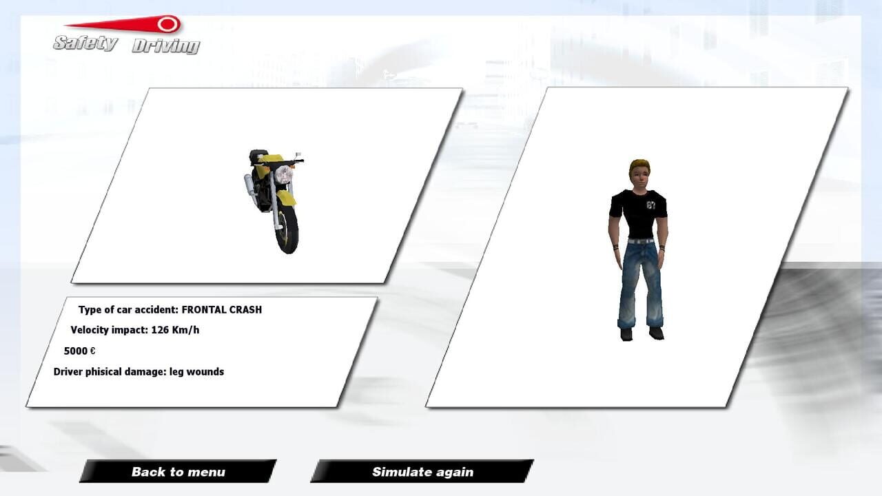Safety Driving Simulator: Motorbike — Screenshot 2