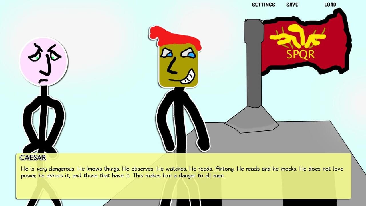 Paper Shakespeare: Stick Julius Caesar (With a Dagger) — Screenshot 4